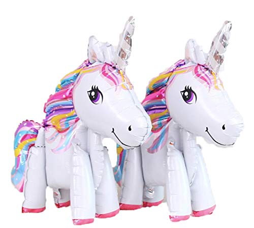 Amazon | OneHorse 2体セット ユニコーン バルーン 自立 足つき