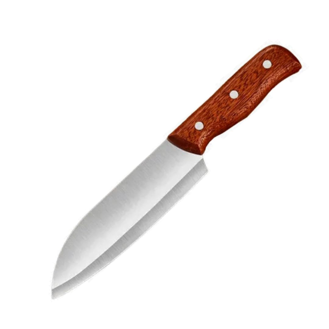 Machado German High Carbon Stainless Steel Conical Edged Cleaver, Peeling, Paring, Boning Knives, Suitable for Cutting Vegetables, Fish, etc for Kitchen, Hotel, Restaurants - 11 in