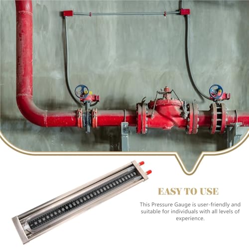 Manomètre différentiel en inox pour gazoduc et colonne d'eau - 4