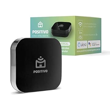 Smart Controle Universal Wi-Fi Positivo Casa Inteligente, All-in-One, Controle Pelo Celular ou Comando de Voz, Infravermelho, Rede 2.4 GHz, Bivolt – Compatível com Alexa