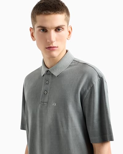 Polo Armani Exchange para Hombre con Logo Básico Piqué miniatura 3