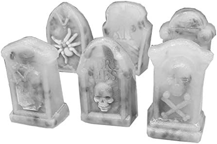 Miniatura 5 de Bandejas de silicona para cubitos de hielo, molde de lápida de Halloween RIP para hielo, dulces, pasteles, jabón