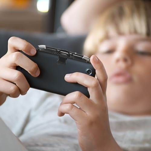 Controlador móvil MUCKLILY Modelo G con gatillos ajustables para smartphone negro 4