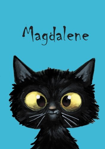 Magdalene: Magdalene - Katzen - Malbuch / Notizbuch / Tagebuch: A5 - blanko (German Edition)