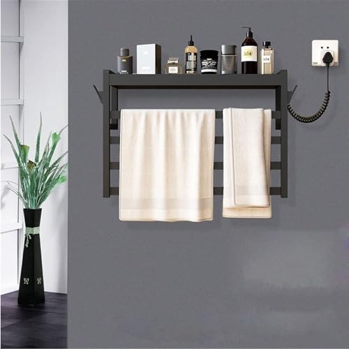 Calentador de toallas con temporizador para eliminar la humedad del baño de forma automática 7