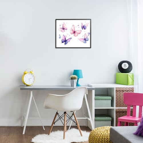 Impression giclée papillons Stupell Industries avec cadre noir robuste - 4
