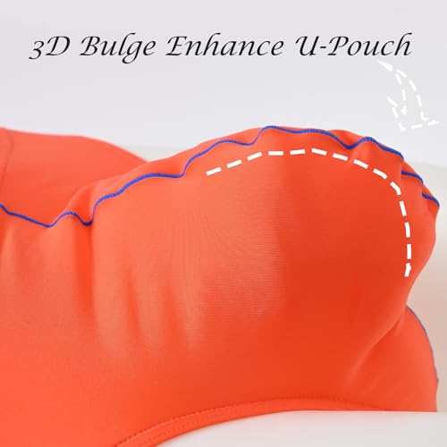 JINSHI Men's Sexy Ice Silk Thong Underwear,Bulge Pouch Stretch G-String,Low Rise Butt-flaunting T Back,Lightweight Thongs3