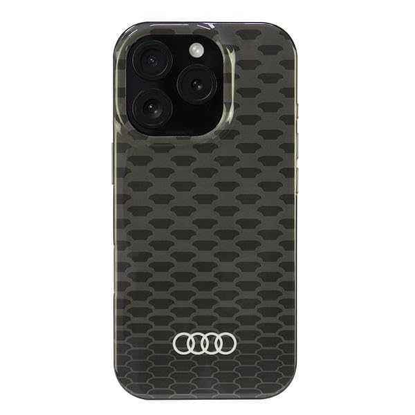 Audi iMobo Coque Ă Motif de Point IML pour iPhone 16 Pro 6,3" Noir AU-IMLMIP16P-Q5/D3-BK