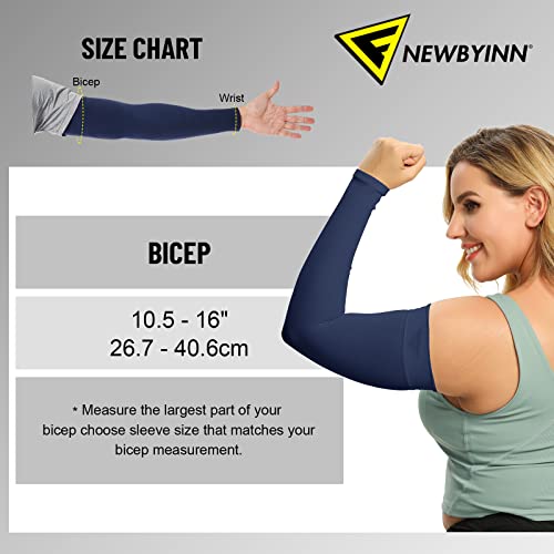 Mangas de brazo protectoras contra rayos UV con compresión refrescante talla L a XL 2