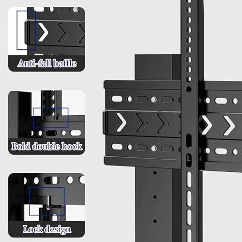 Soporte Móvil para TV con Ruedas y Estantes miniatura 6