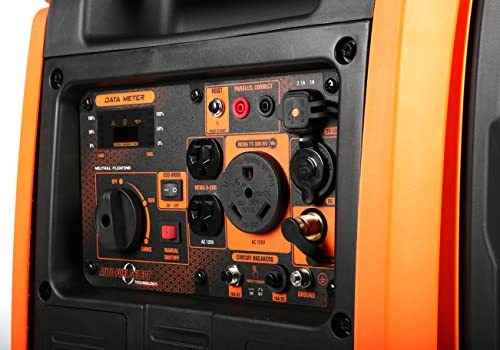 WEN DF450i Super Quiet 4500-Watt Dual RV-Ready Portable Inverter Generator with Fuel Shut-Off - Image 4