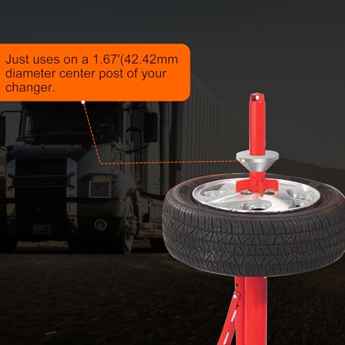 TKSE Manueller Reifenmontier Zentrierkegel, Radauswuchtkegel Zentrierkegel für Manuellen Reifenwechsler, Aluminium-Radauswuchtkegel für die Meisten PKW, LKW, Wohnwagen oder SUV