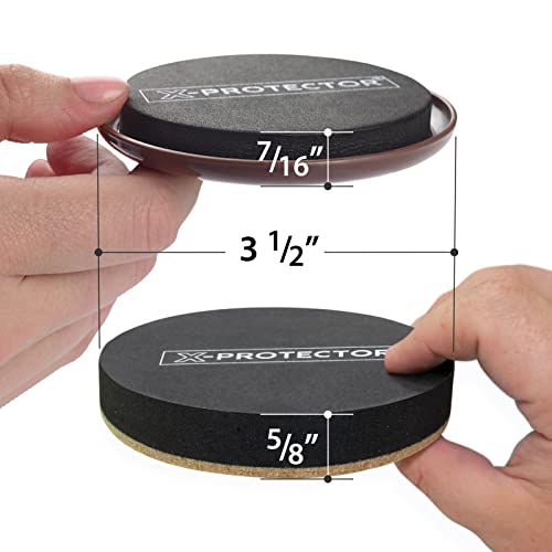 image for Furniture Sliders X-PROTECTOR 16 PCS – Furniture Sliders Hardwood Fl