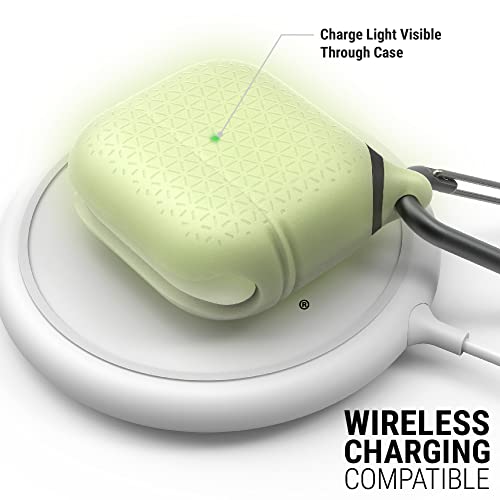 Catalyst Vibe Series Waterproof And Drop Proof Case For Airpods 3, With Premium Carabiner, Compatible Wireless Charging (Glow-In-The-Dark) #TOP5