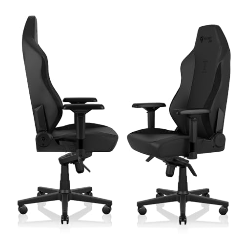 Secretlab Titan Evo Lite in Black Prime 2.0 Leatherette Gaming Chair - Reclining - Ergonomic & Heavy Duty Computer Chair with 4D Armrests & Lumbar Support - Black - Thumbnail 4