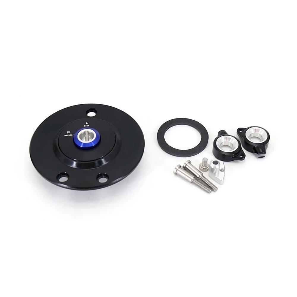 Tappo Serbatoio Carburante Moto Per S1000RR 2009-2022 Copritappo Serbatoio Carburante Moto Accessori Tappo Copri Olio(Black - blue)