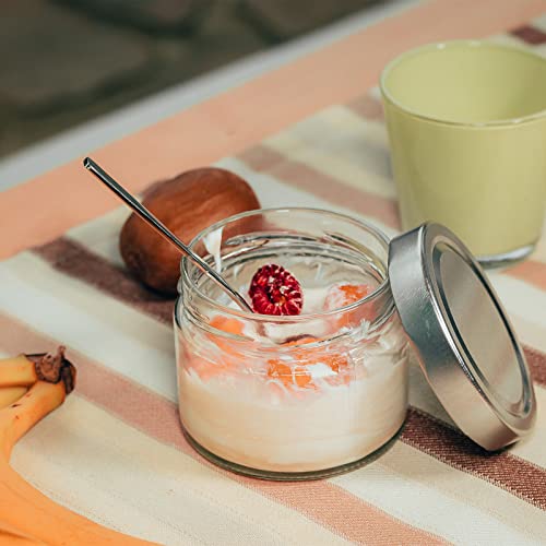 PUREGANIC® 16x Deep Twist Off Deckel für Schraubgläser und Einmachgläser| DTO Ø 82mm Schraubdeckel mit Blueseal | Made… - Image 5