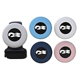 [4 Pack] Princess Cruise Medallion Watch Adapters Holder for Carnival Ocean Medallion 2025,2026, Fits Watch Wristbands,Pet Silicone Protective Case for Air-tag - Blue/Dark Blue/Pink/White