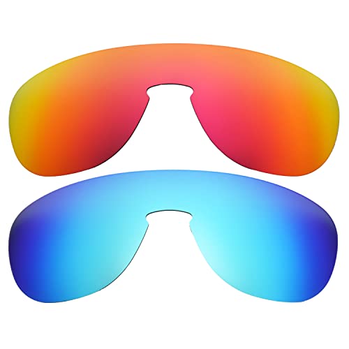 Verres pour Oakleys Trillbe pour le Sport et le Quotidien - Lentilles Rouge Bleu