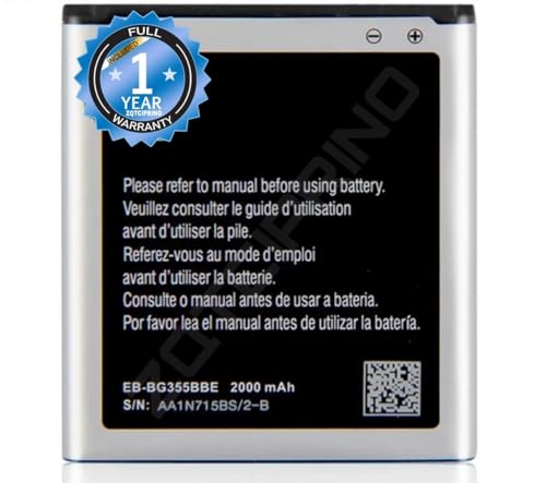 Image of Original EB-BG355BBE Battery for Samsung Galaxy Core 2 G355, G355H, G3559, G3558, G3556D Battery with 1 Year Warranty****(R264)