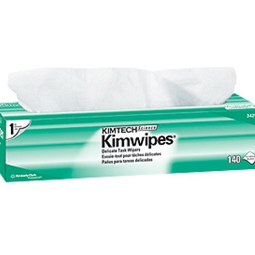 Kimtech Delicate Surface Wiping Cloth for Scientific Institutions in Bulk (140 Sheets per pack,15 packs) by Kimberly-Clark
