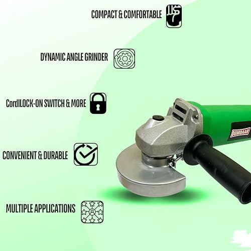 Image of Inditrust Dumdaar Angle grinder machine 950W 100% Copper Winding 801 model machine (GREEN)