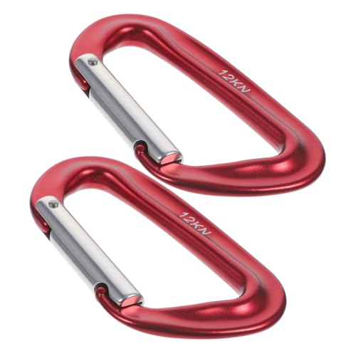 VANZACK Camp Camping 2 Pack Aluminum Alloy D-Ring Hooks Ideal for Camping Hiking and Picnics