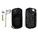 Ezzy Auto 3 Buttons Flip Key Shell Case Fob fit for Range Rover Sport LR3 Discovery Keyless Remote Entry