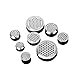 Siatka wentylacyjna 10 sztuk okrągły szafek kanał powietrza VENT DIA.19MM-53MM stalowy żaluzja siatka z otworem dekoracji okładka Grille Łatwy w użyciu (Color : L)