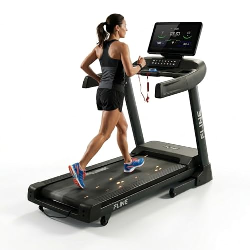 Image of Motorised Treadmill 150kg Weight capicity for Home Gym, Electric Running Machine with Digital Display, 6.5 hp Motor, 18km /h top Speed, Air Cushion Layer (1 Year Warranty) (T950)