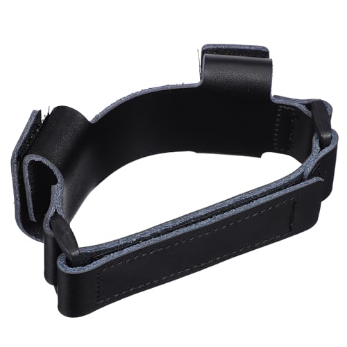 FUNNETOYU Poignée pour Cor d'Harmonie en Cuir PU Réglable Protection Antidérapante pour Main Coussinet de Maintien Confortable Accessoire Solide pour Musicien de Cor Français