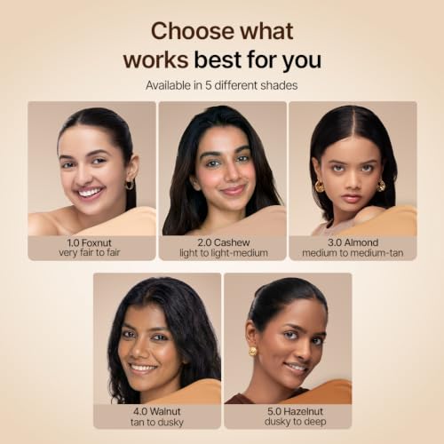 Image of SOTRUE Skin Tint with SPF30 | 4-in-1 Primer, Moisturizer, Foundation & Sunscreen | Light to Medium Coverage, Dewy Glow Finish | Hydrating Formula with Collagen Peptide, NMF Complex & Vitamin E | 35ml - Cashew