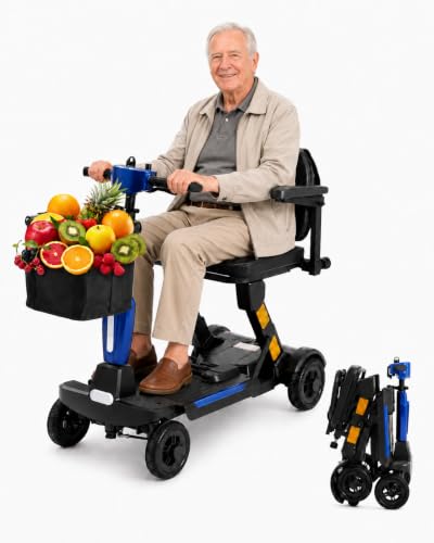 Image of Lightweight Folding Mobility Scooter for Adults & Seniors