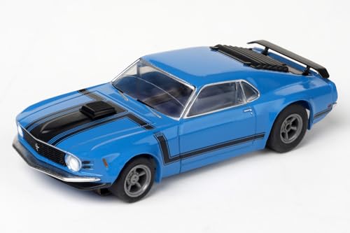 AFX/Racemasters Mustang - Boss 302 - Blue AFX22026 HO Slot Racing Cars