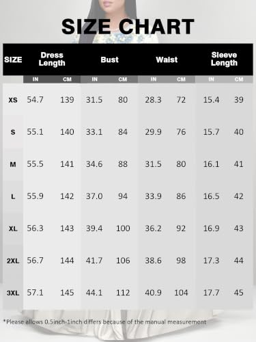 Image of Plus Size Maxi Dress for Women V Neck 3 /4 Sleeve Wrap Dress