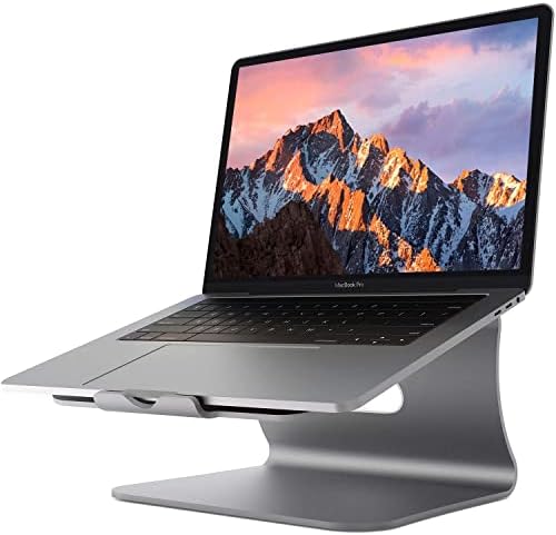 Bestand Laptop Stand Aluminum Cooling Computer Stand Holder for Apple MacBook Air Pro 11-16" Laptops (Gray)