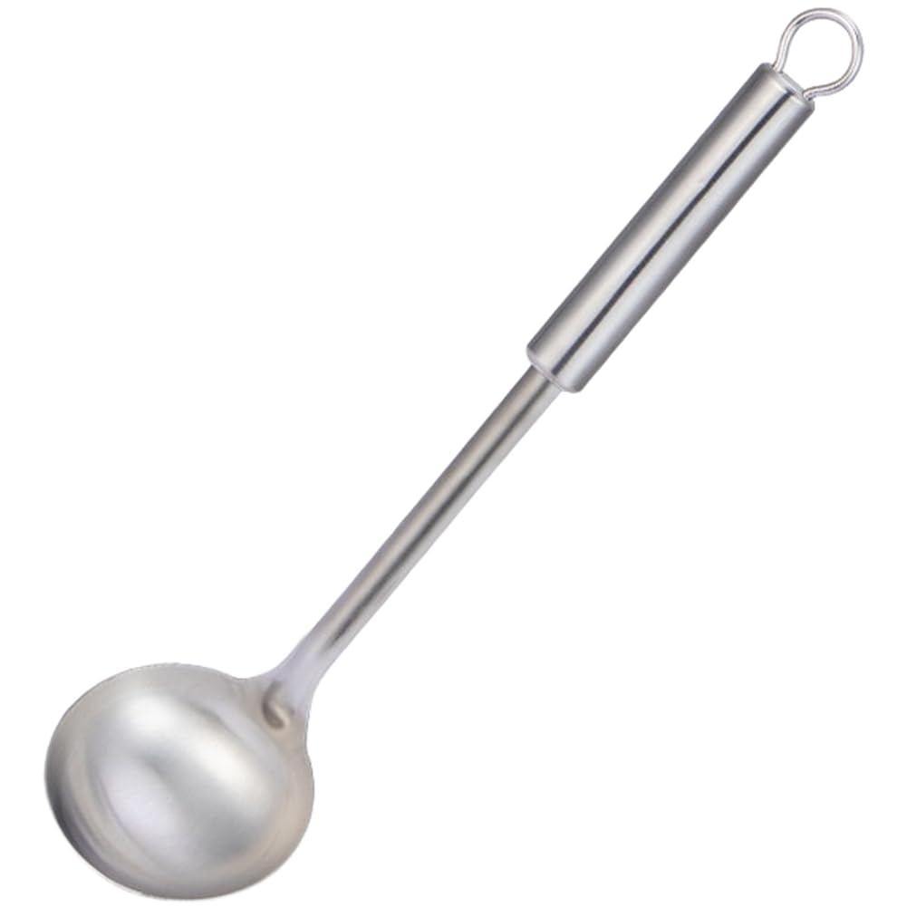 Juego de utensilios de cocina de acero inoxidable, 7 piezas con estante de almacenamiento, herramientas de cocina resistentes al calor con asas antideslizantes para freír y freír