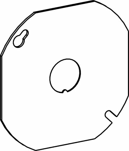 Orbit 4Rbck Electric Box Cover, Flat 1/2" Knockout Steel - 4" Octagonal #TOP6