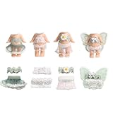 Ajustement parfait: conçu pour les poupées et chiffres de 7,62 cm. Les hauts et les jupes de poupée peuvent être mélangées et assorties librement pour créer divers looks, permettant une combinaison créative sans fin pour votre collection de poupées.