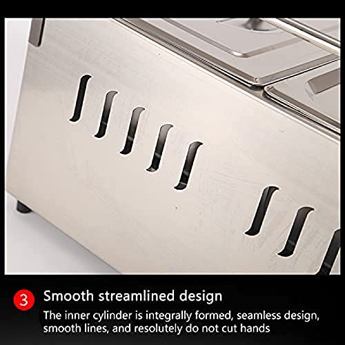 Fritadeira A Gás De Grande Capacidade 6/12L, Fritadeira A GLP De Aço Inoxidável Para Uso Doméstico E