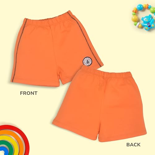 Image of LuvLap Baby Boys & Girls 100% Cotton Shorts Set Pack of 5