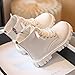 Black Boots for Girls:Fashion Lace up Ankle Shoes Slip on Side Zipper Footwear Hiking School Wedding Party Dress Winter Warm Fall Outfits（Size2,White