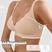 Seamless Wireless Bra for Women with Support - No Underwire Full Coverage Push Up Comfort Bras - Smoothing Fashion Clothing for Womens Girlfriend Gift - Christmas Birthday Gifts for Women(Nude,XL)