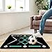 kowaku Football Footstep Training Mat Soccer Footwork Training Mat Non Slip Household Control Ball Training for Children Beginners, Type B