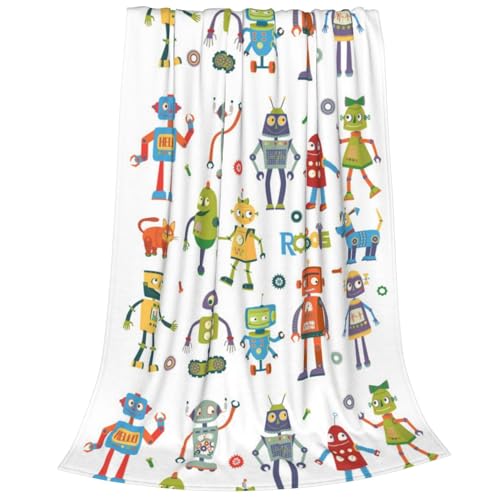 Couverture en flanelle pour lit et canapé avec polaire épaisse