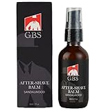 G.B.S Aftershave Balm Sandalwood, for Men - soothes razor burn, redness and irritation