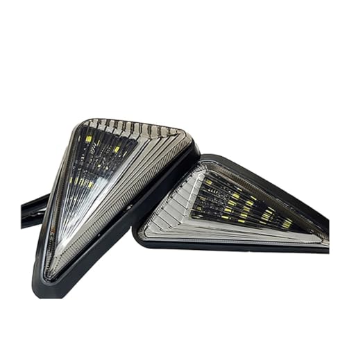 Clignotant LED triangulaire moto 12V idéal pour les trajets nocturnes et les sorties urbaines
