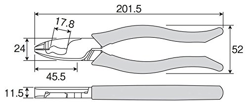 ホーザン(HOZAN) VVFペンチ 第二種電気工事士試験対応 VVF2.