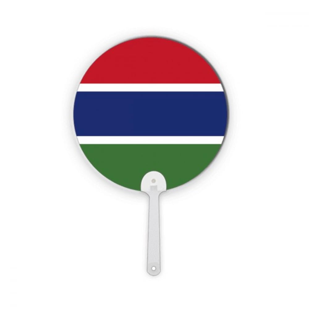 Drapeau de la Gambie afcountry rond pour decoration de bureau et salon