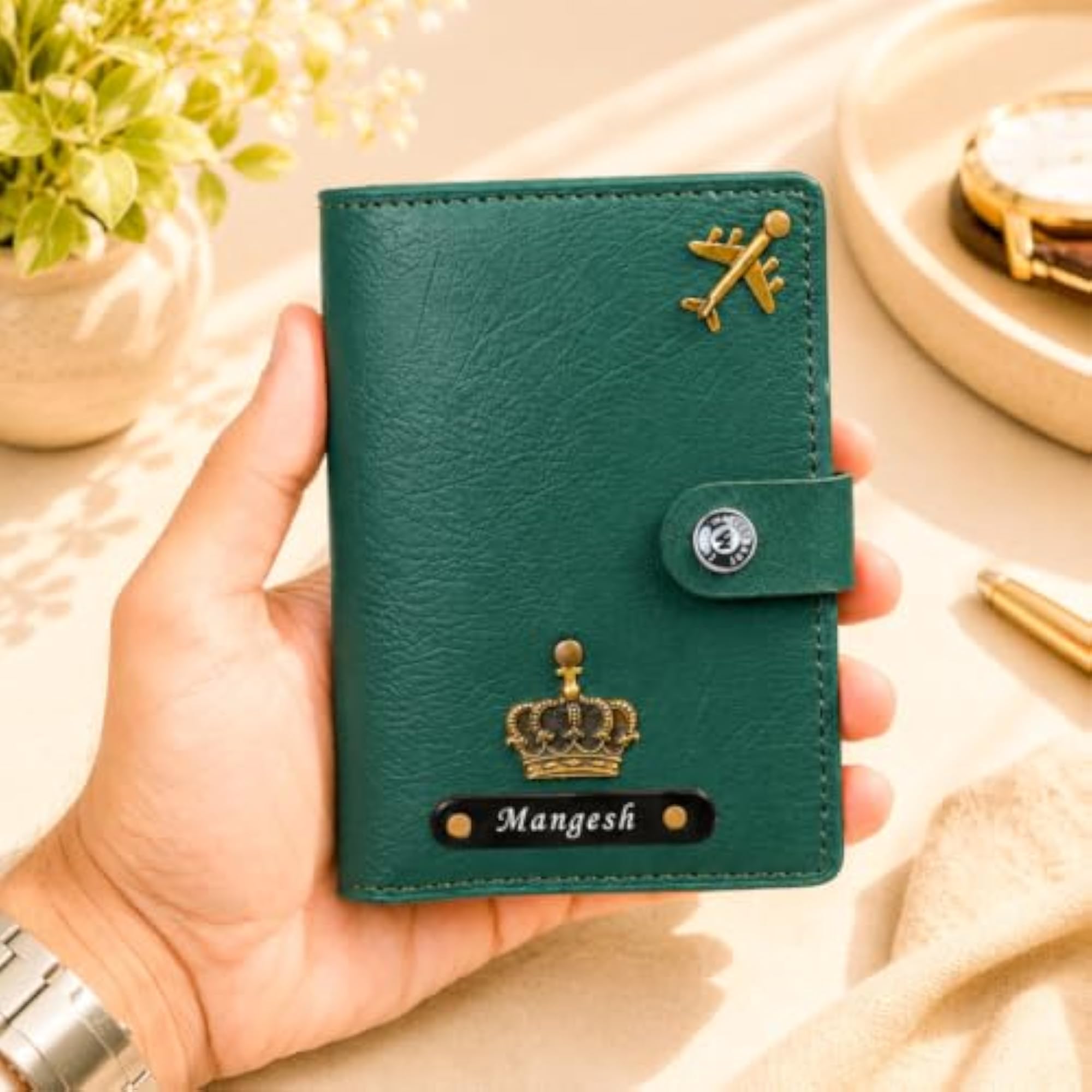 Personalized Passport Holder for Men and Women, Travel Wallet